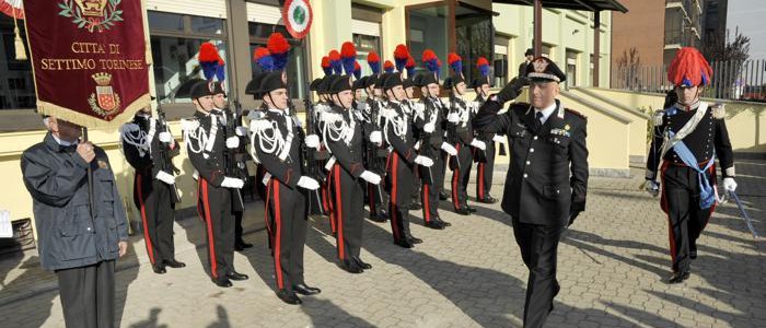 La caserma dei carabinieri di Settimo intitolata a Massimo Guerini